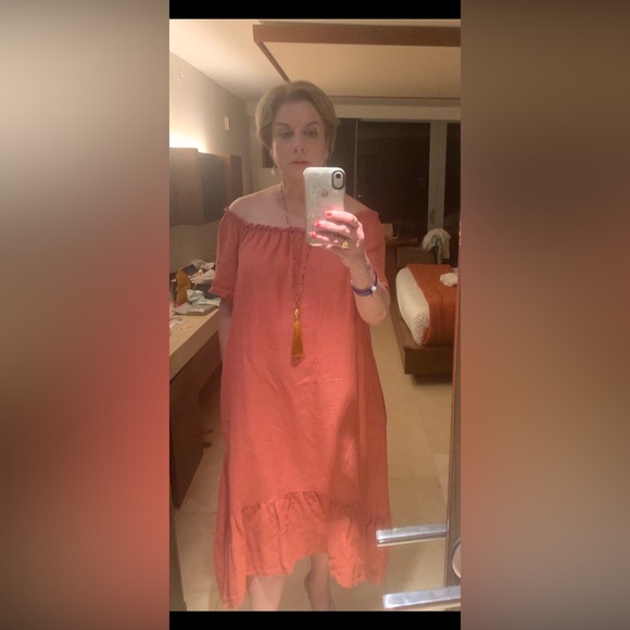 Blanco de Ibiza Linen Hi-Lo Midi Dress - Picture 5 of 6